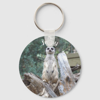 Personalised Meerkat Key Ring
