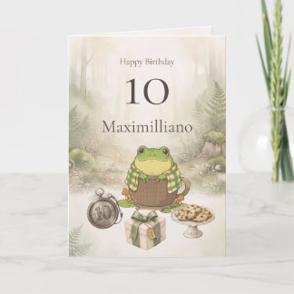 Personalised Meet Zochi 10th Birthday Card