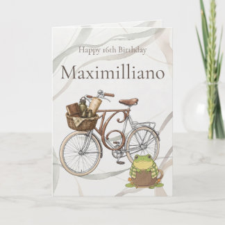 Personalised Meet Zochi 16th Birthday Card