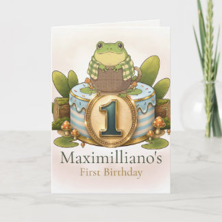 Personalised Meet Zochi 1st Birthday Card