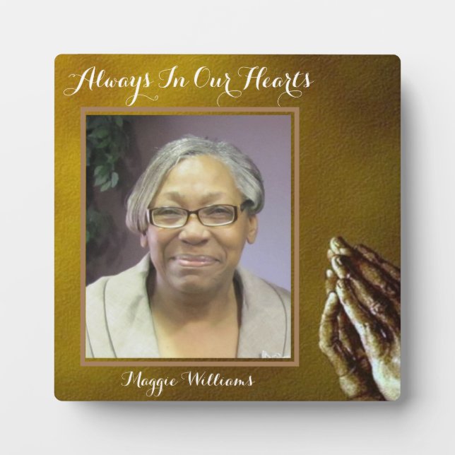 Personalised Memorial Frame (Front)