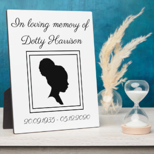 Personalised Memorial Photo Plaque