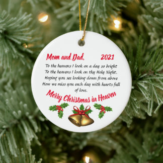 Personalised Memorial Poem Ornament