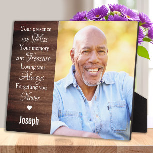Personalised Memorial Remembrance Photo Plaque