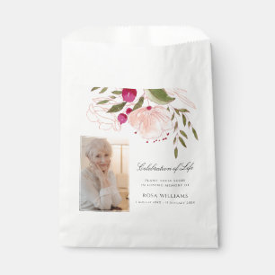 Personalised Memorial Seed Packet for Funeral Favour Bags