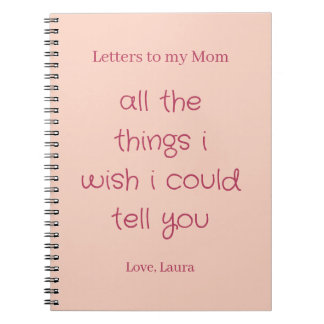 Personalised Memory Journal Letters to my Mum