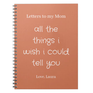 Personalised Memory Journal Letters to my Mum