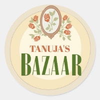 Personalised Mendhi Stickers |Henna Night Stickers