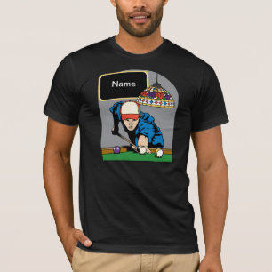 Personalised Mens Billiards T-Shirt