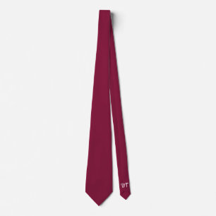 Personalised Merlot Wedding Groom  Neck Tie