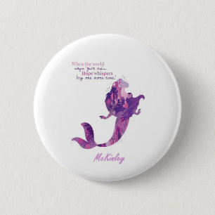 Personalised Mermaid Button