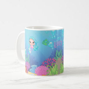Personalised Mermaid  Coffee Mug