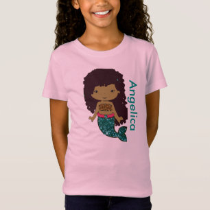 Personalised Mermaid Girl's shirt