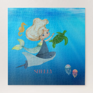 Personalised Mermaid Jigsaw Puzzle
