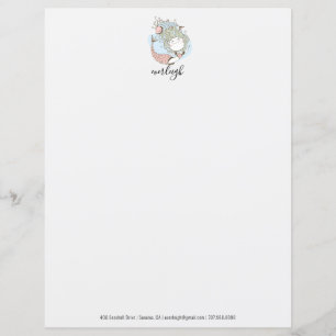 Personalised Mermaid Kid's Stationery