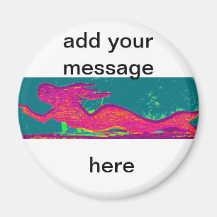 personalised mermaid magnet