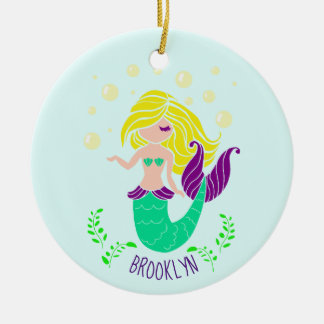 Personalised Mermaid Ornament