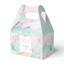 Personalised Mermaid Party Favour Box | Under the