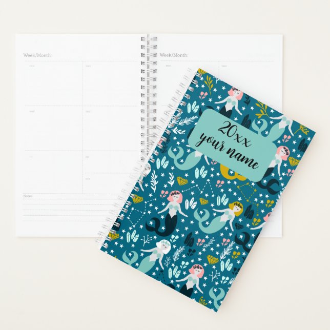 Personalised Mermaid Planner (Display)