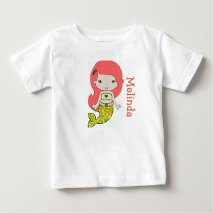 Personalised Mermaid Toddler Tshirt