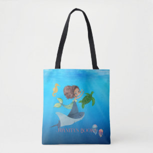 Personalised Mermaid  Tote Bag