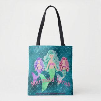 Personalised Mermaid Tote Bag