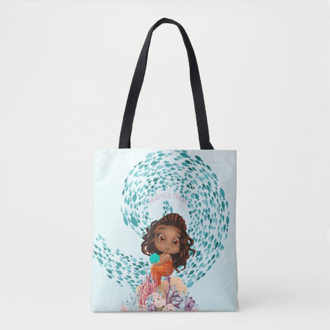 Personalised Mermaid  Tote Bag (Front)