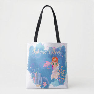 Personalised Mermaid  Tote Bag