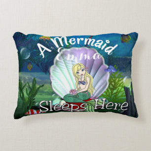 Personalised Mermaid Under the Sea Pillow