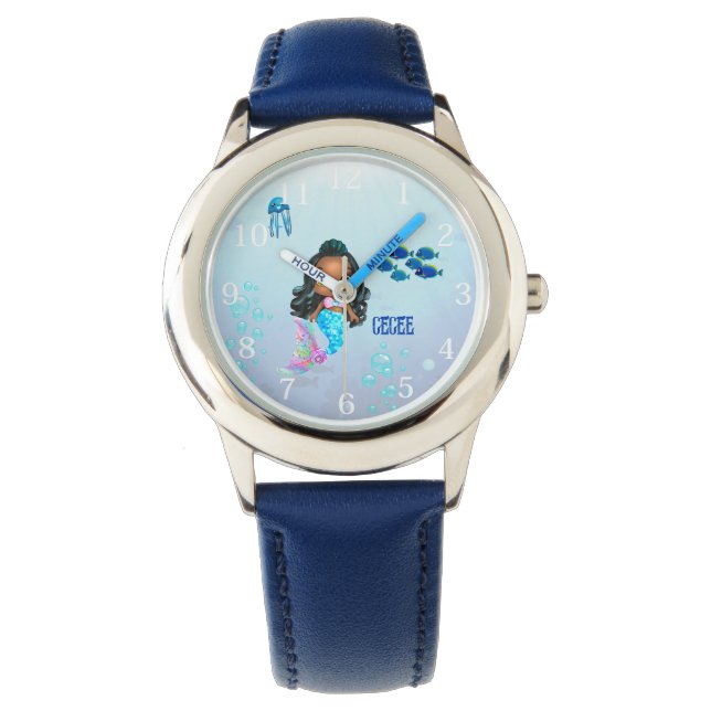 Personalised Mermaid  Watch (Front)
