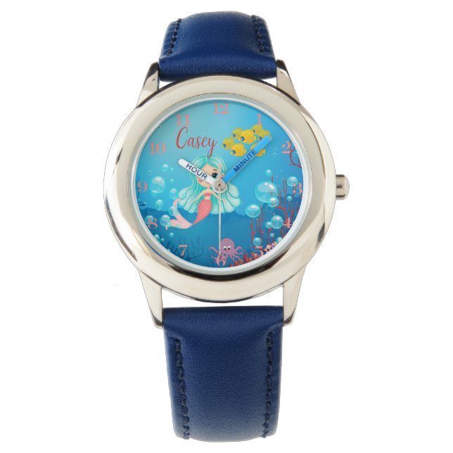 Personalised Mermaid  Watch (Front)