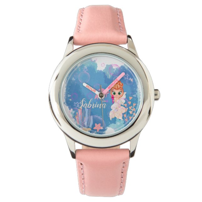 Personalised Mermaid  Watch (Front)