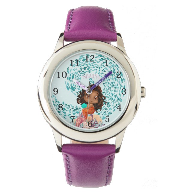 Personalised Mermaid  Watch (Front)