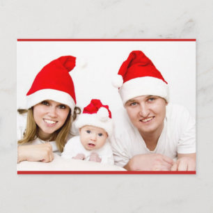 Personalised Merry Christmas Custom Photo Postcard