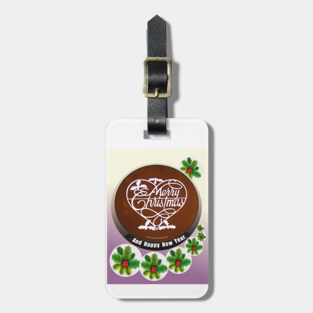      Personalised Merry Christmas..                Luggage Tag (Front Vertical)