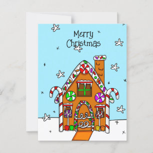 Personalised Merry Christmas   Postcard
