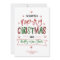 Personalised  Merry Christmas Typography Non Photo