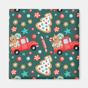 Personalised Merry Christmas Watercolor Magnet