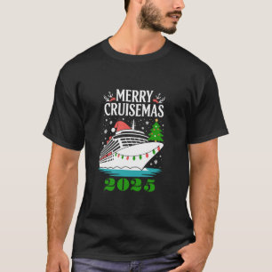Personalised Merry Cruisemas Cruise Ship Family  T-Shirt