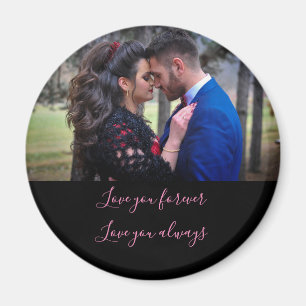 Personalised Message and Photo Love Magnet