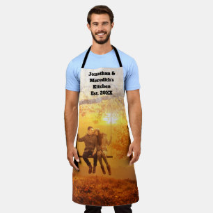 Personalised Message Custom Photo Apron
