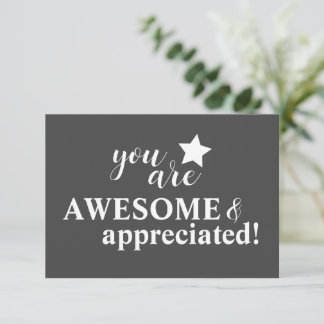 Personalised Message "Employee Appreciation" Thank You Card