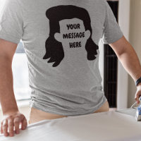 Personalised Message Funny Mullet Graphic