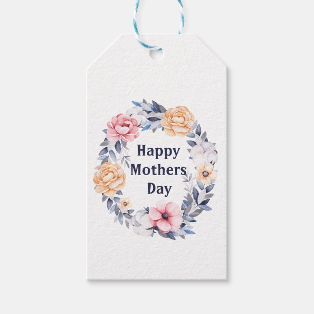 Personalised Message Mother Day Gift Tags (Front)