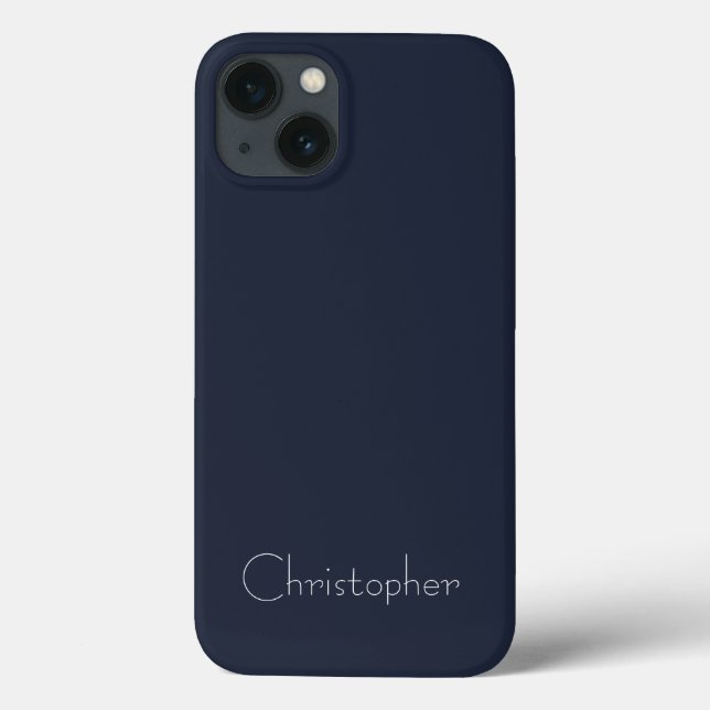 Personalised Metallic blue titanium Radial Texture Case-Mate iPhone Case (Back)