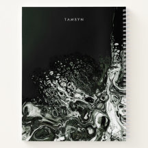 Personalised Metallic Cover Minimalist Sketchbook