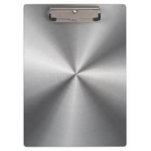Personalised Metallic Radial Texture Clipboard