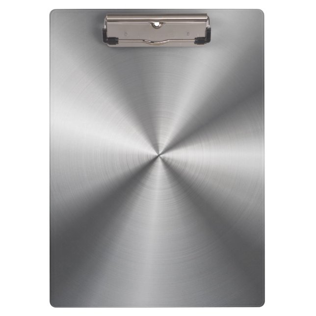 Personalised Metallic Radial Texture Clipboard (Front)