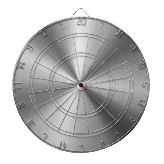 Personalised Metallic Radial Texture Dartboard (Front)