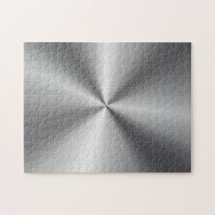 Personalised Metallic Radial Texture Jigsaw Puzzle